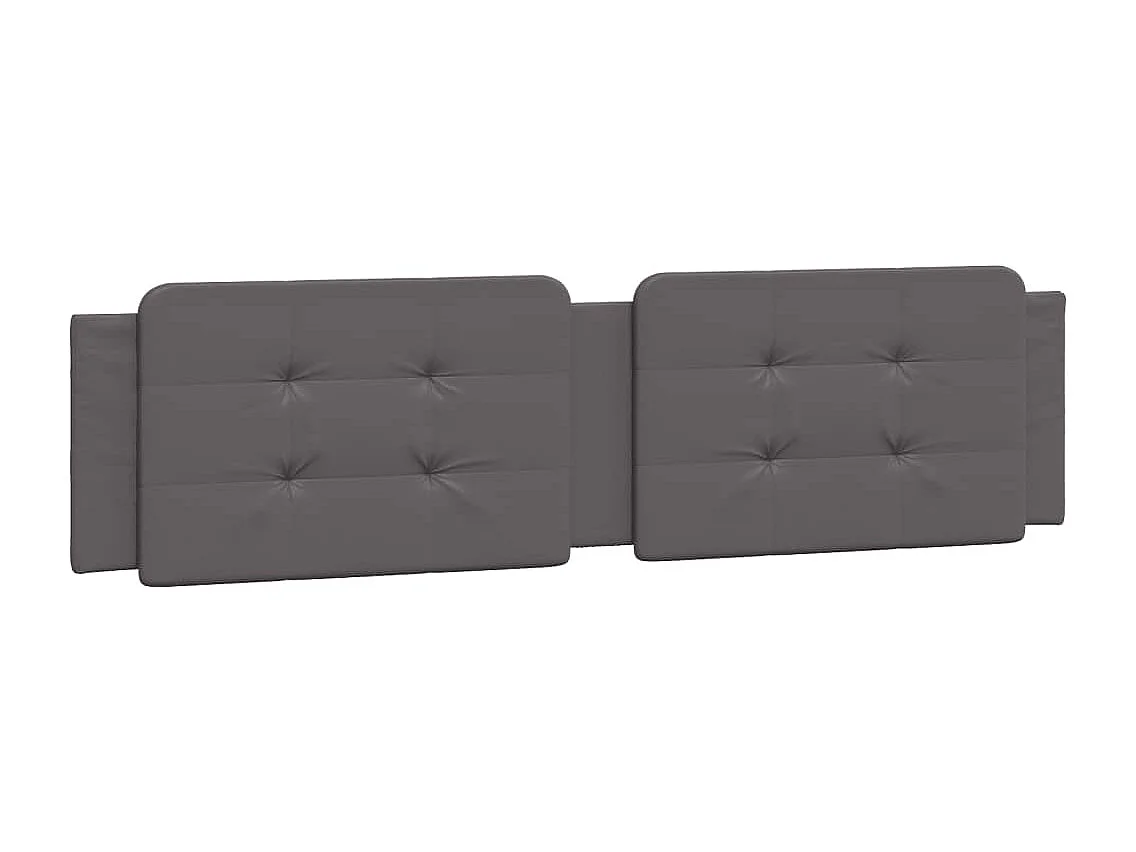 Bedframe met LED zonder matras "Zadar" grijs 200x200 cm