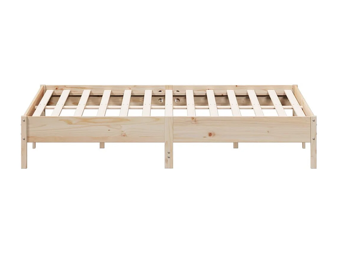 Cadre de lit sans matelas 180x200 cm bois massif de pin