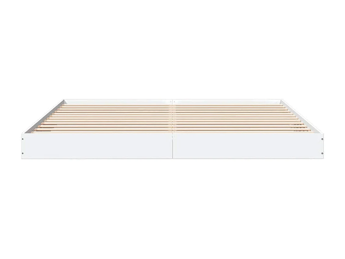 Bedframe zonder matras 180x200 cm spaanplaat wit