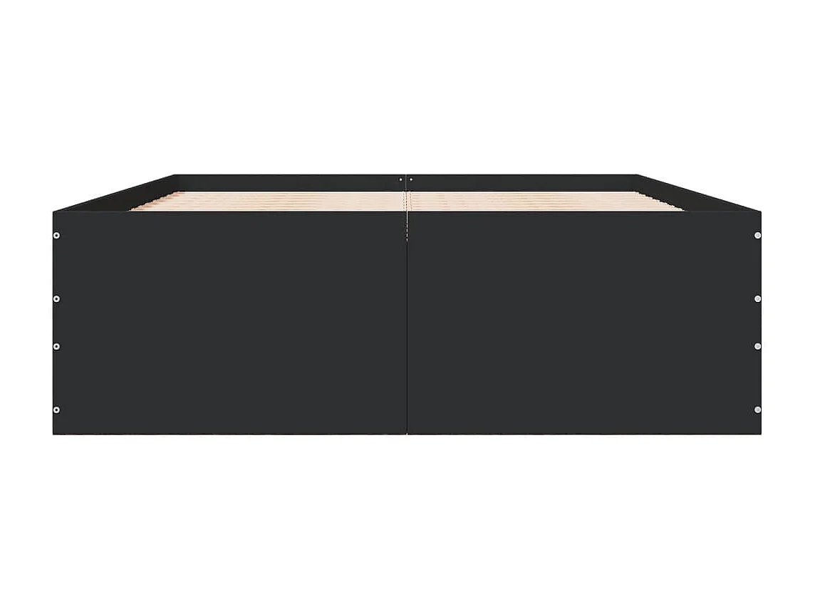 Giroletto Nero 135x190 cm in Legno Multistrato