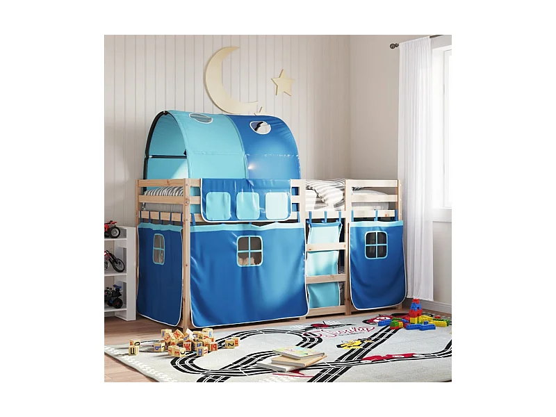 Lit superposé sans matelas 90x200 cm bois de pin massif