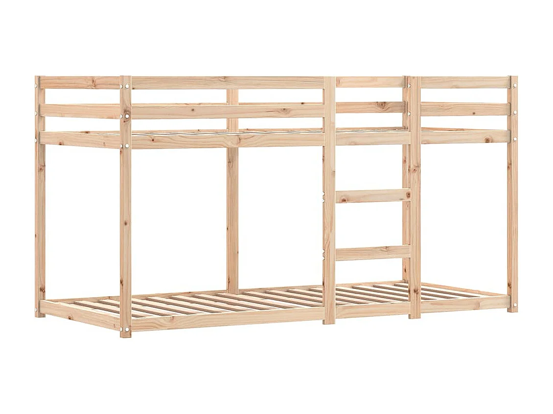 Lit superposé sans matelas 90x200 cm bois de pin massif