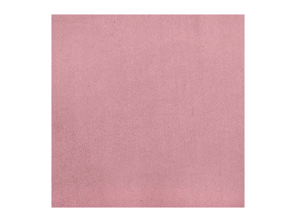 Cadre de lit avec tête de lit Dover rose 160x200cm velours