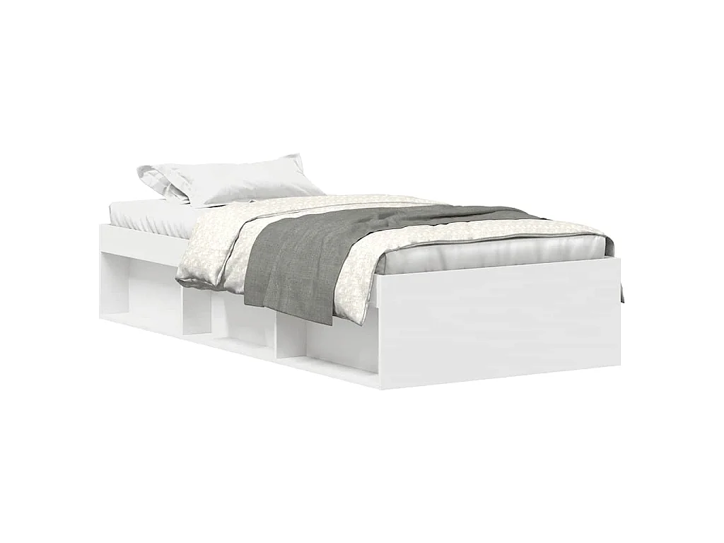 Estrutura de cama solteiro 75x190 cm branco