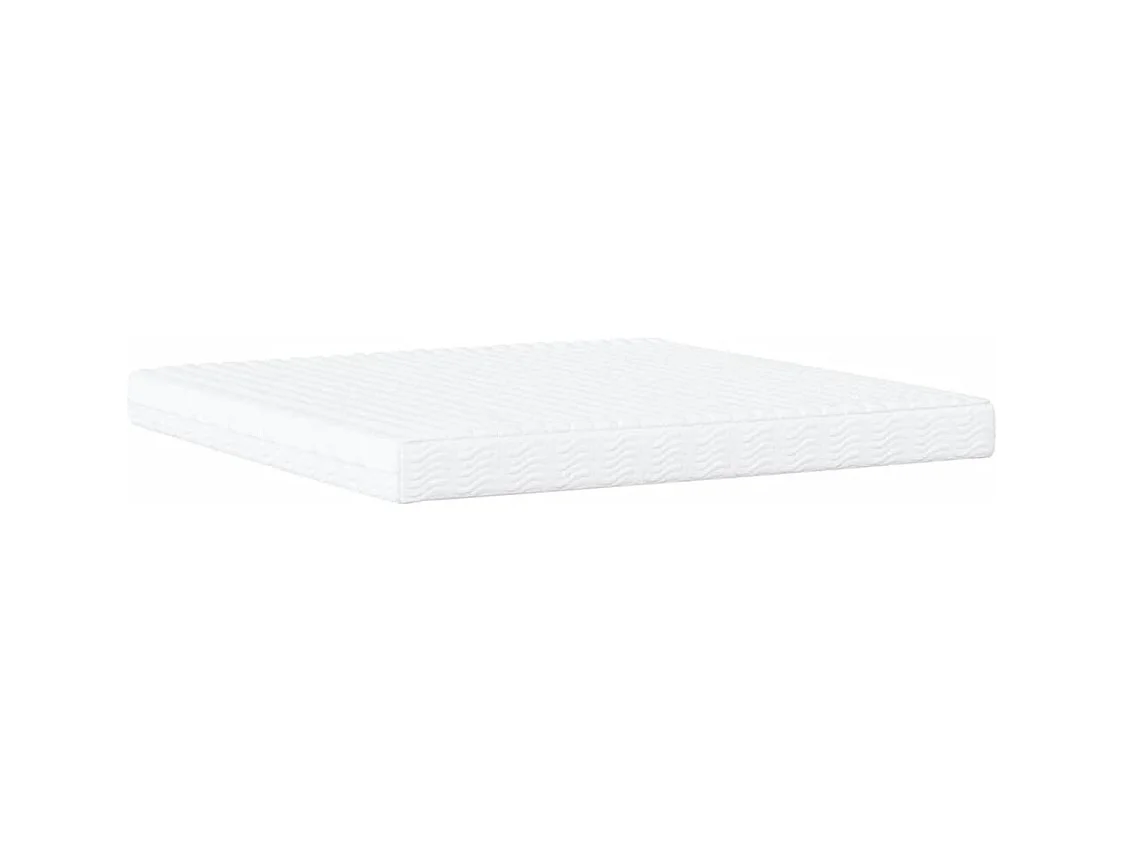 Lit avec matelas Hvar gris 200x200 cm similicuir