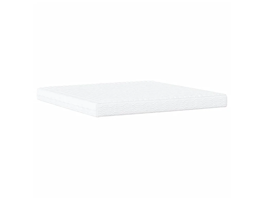 Letto con Materasso Hvar Grigio 200x200 cm in Similpelle
