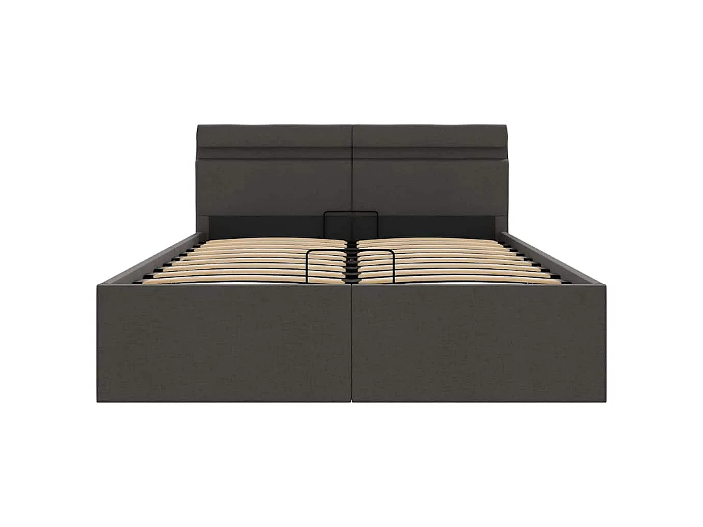 Cadre de lit à rangement hydraulique sans matelas 140x200 cm