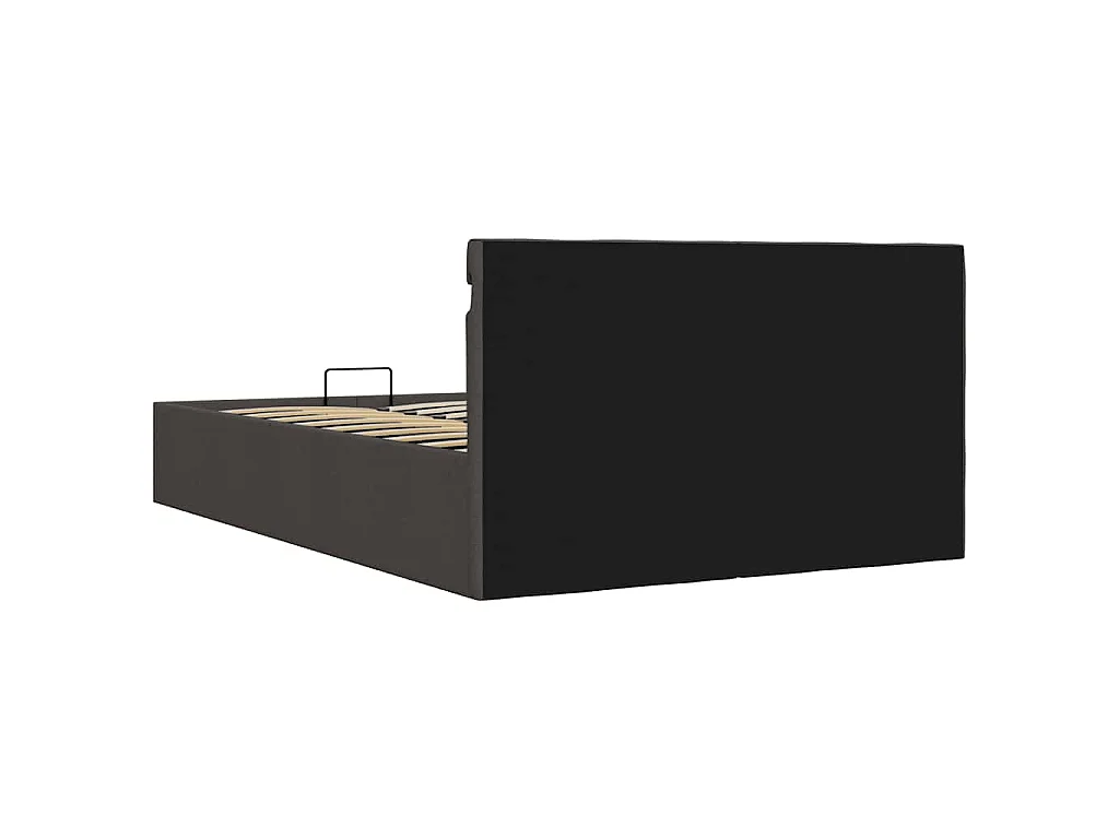 Cadre de lit à rangement hydraulique sans matelas 140x200 cm