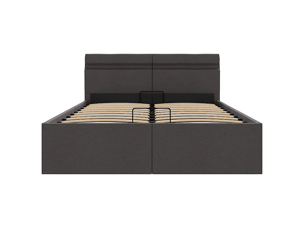 Cadre de lit à rangement hydraulique sans matelas 140x200 cm