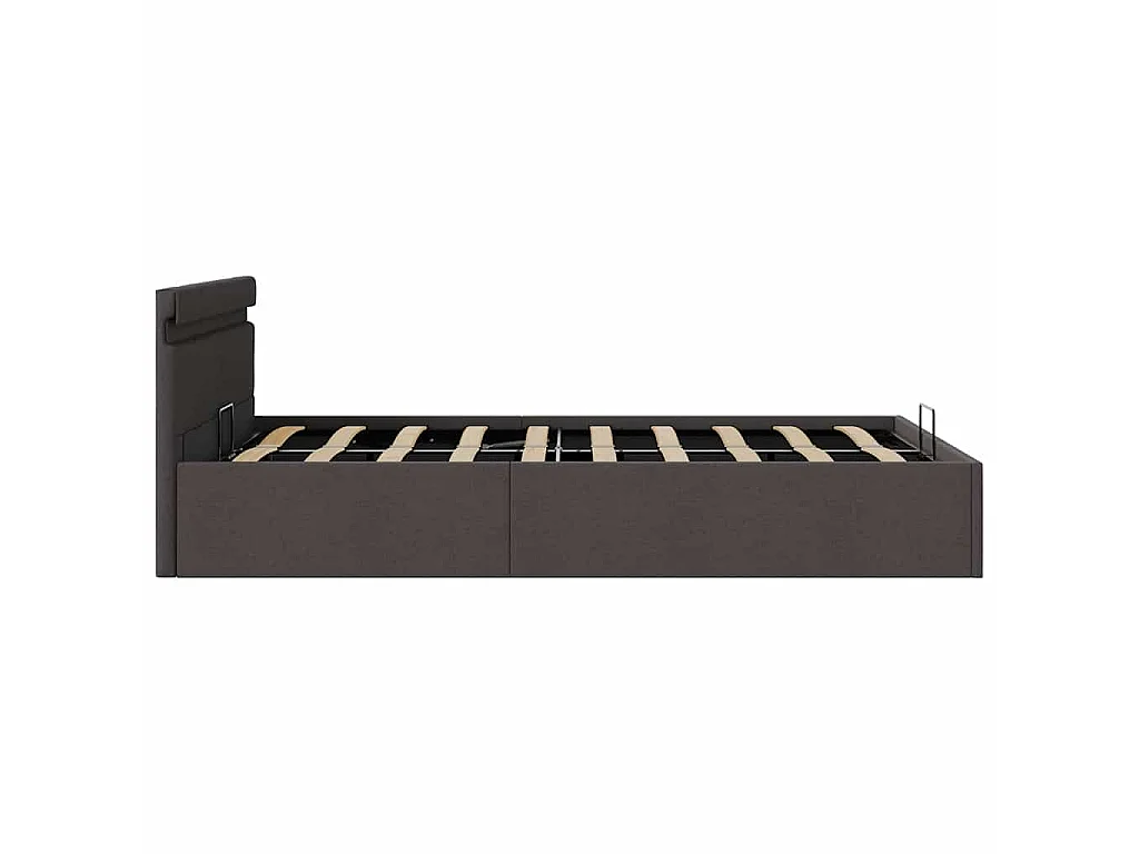 Cadre de lit à rangement hydraulique sans matelas 140x200 cm