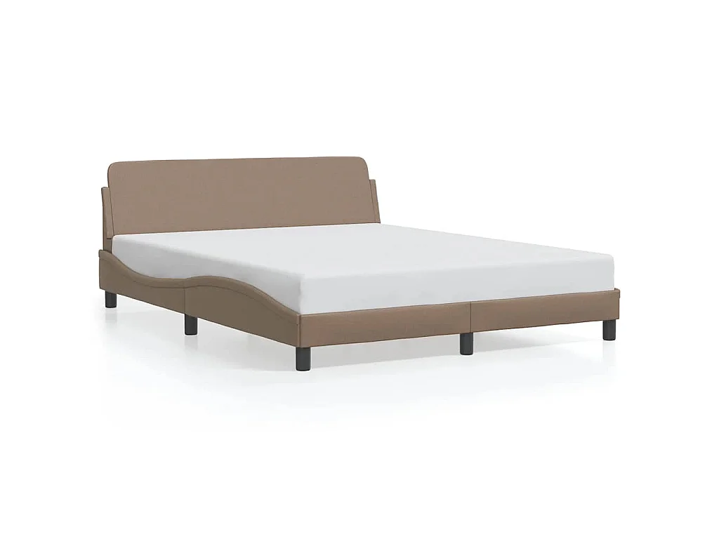Cadre de lit Dover cappuccino 160x200 cm similicuir