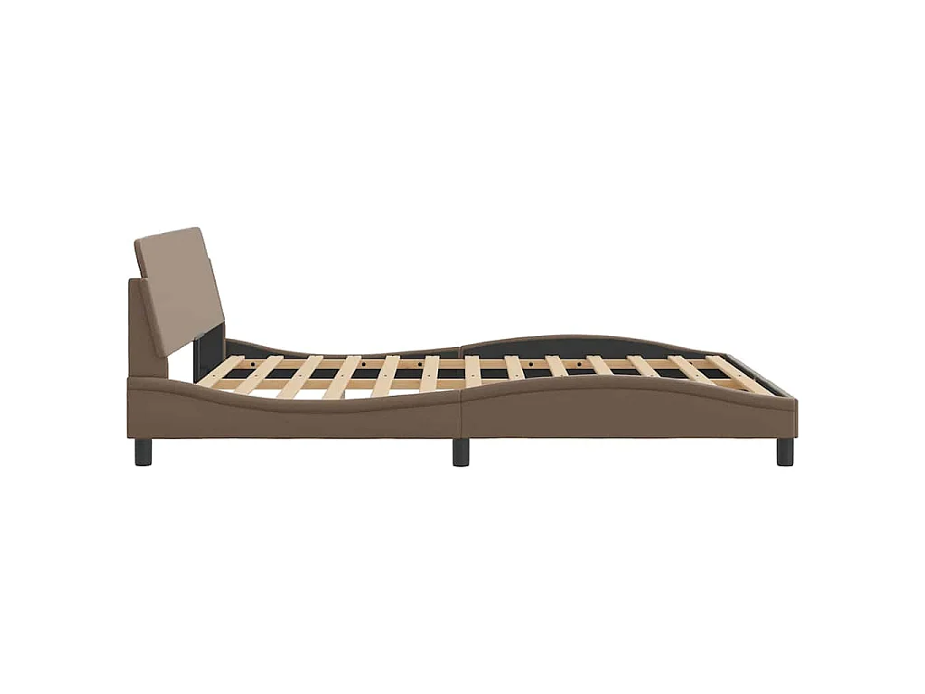 Cadre de lit Dover cappuccino 160x200 cm similicuir