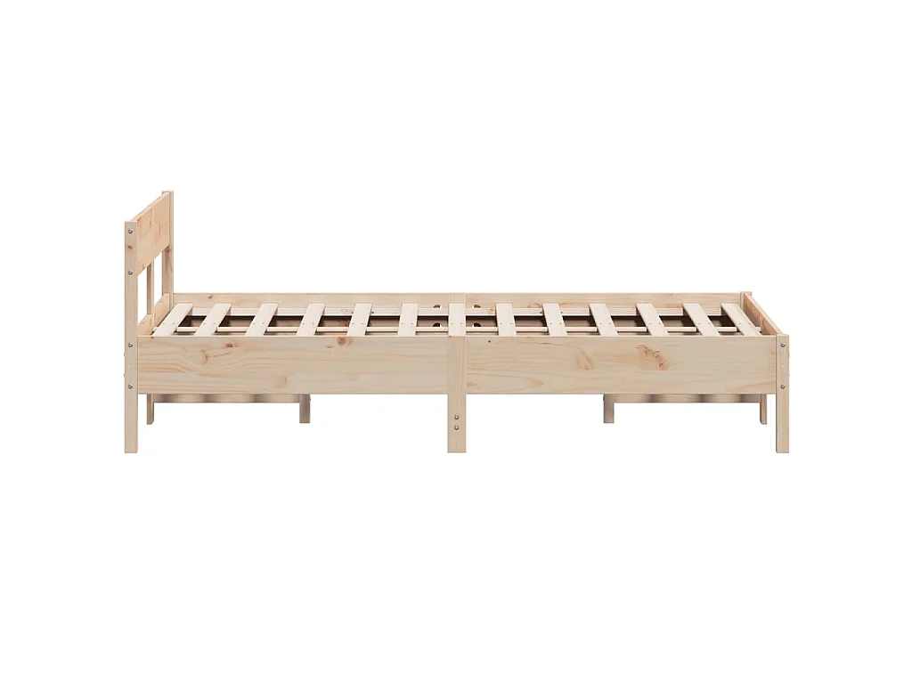 Bedframe zonder matras massief grenenhout 160x200 cm