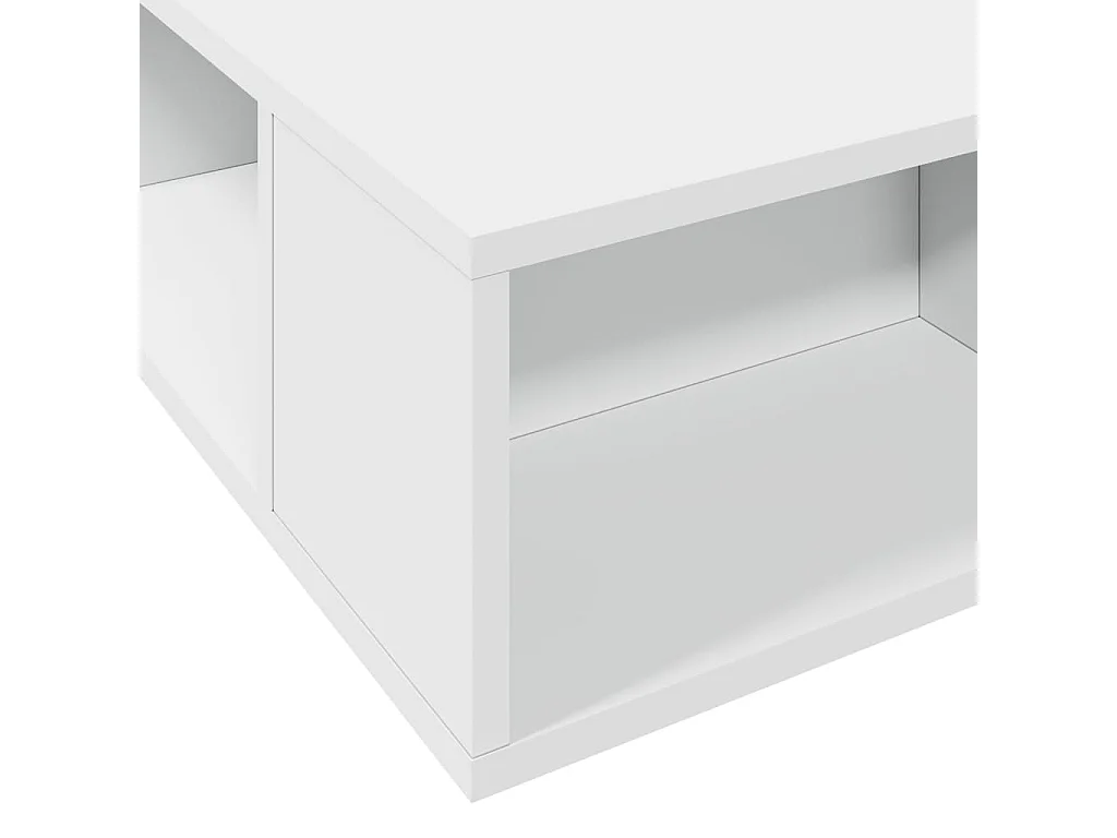 Estructura de cama madera de ingeniería blanca 120x200 cm