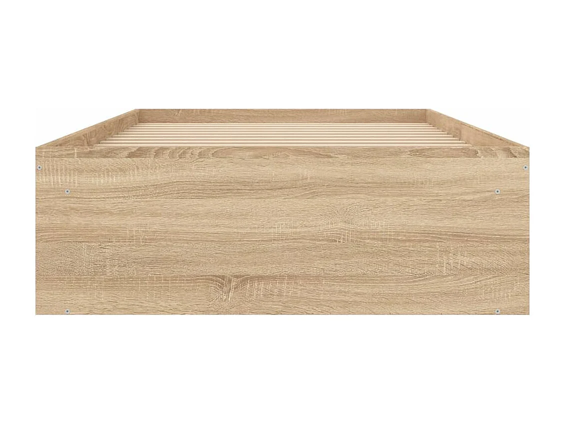 Bedframe sonoma eikenkleurig 90x190 cm
