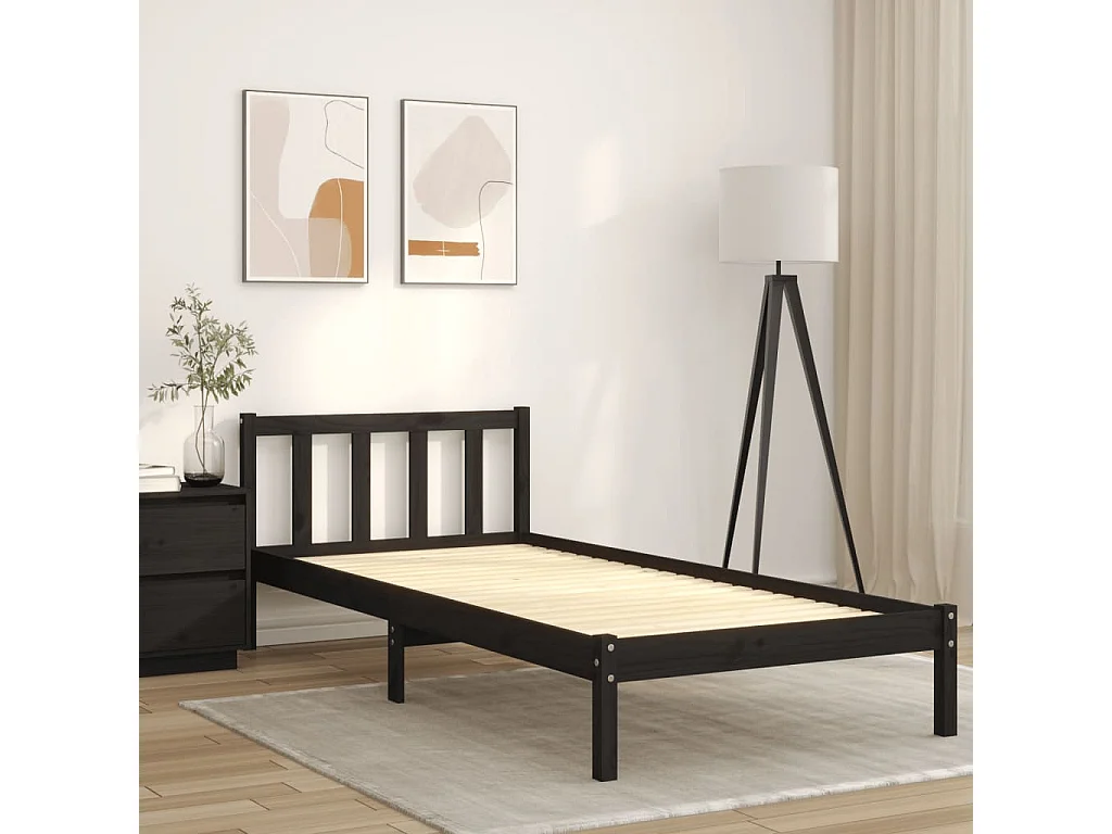 Lattes de lit 90x200 cm bois de pin massif