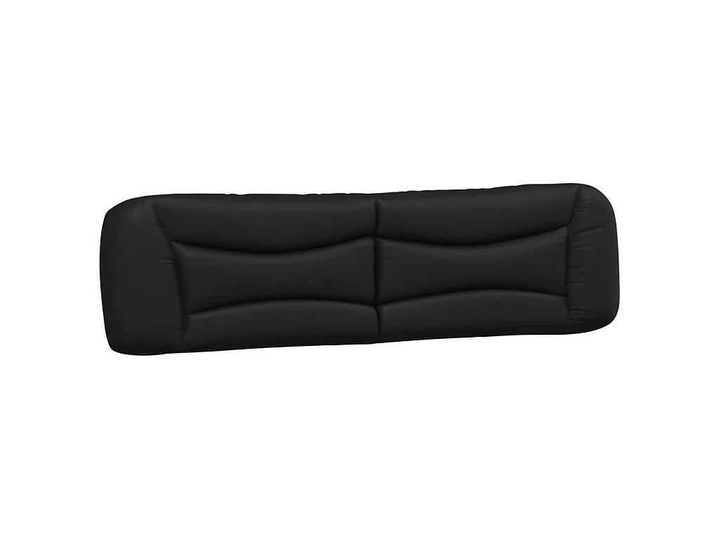 Bedframe met LED zonder matras "Hvar" zwart en wit 200x200 cm
