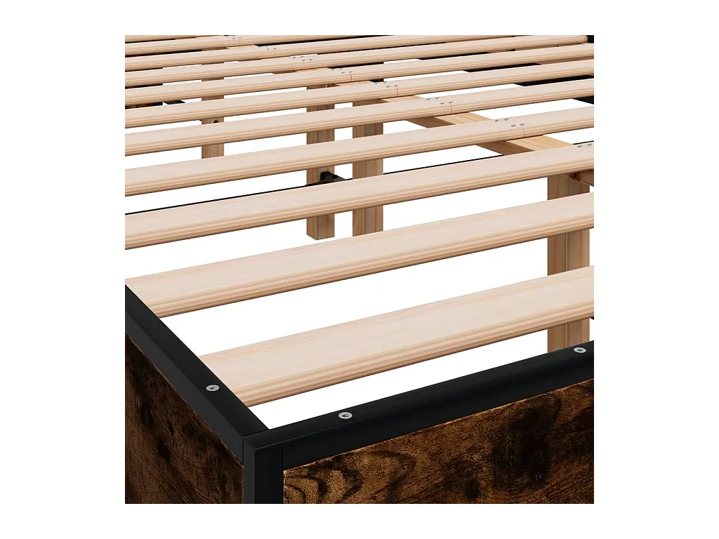 Giroletto Rovere Fumo 140x190 cm in Legno Multistrato Metallo