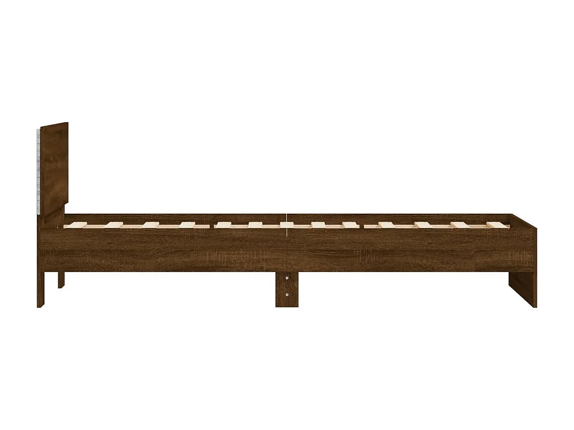 Cadre de lit sans matelas avec lumières LED 90x190 cm