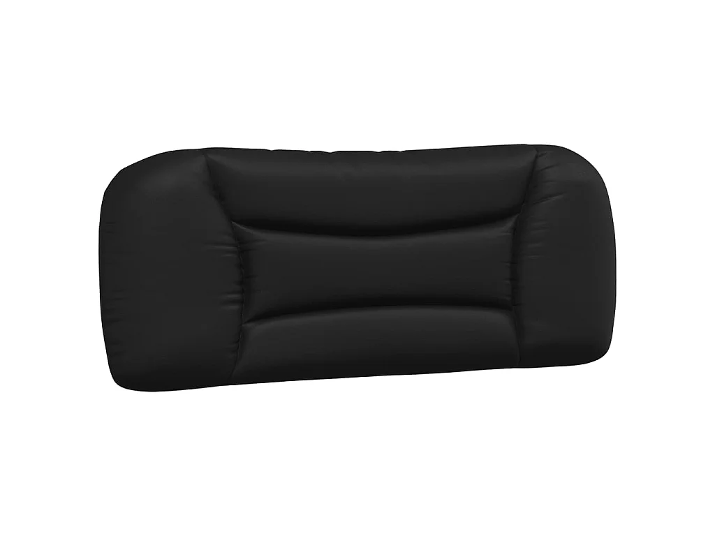 Bedframe met LED zonder matras "Hvar" zwart en wit 100x200 cm