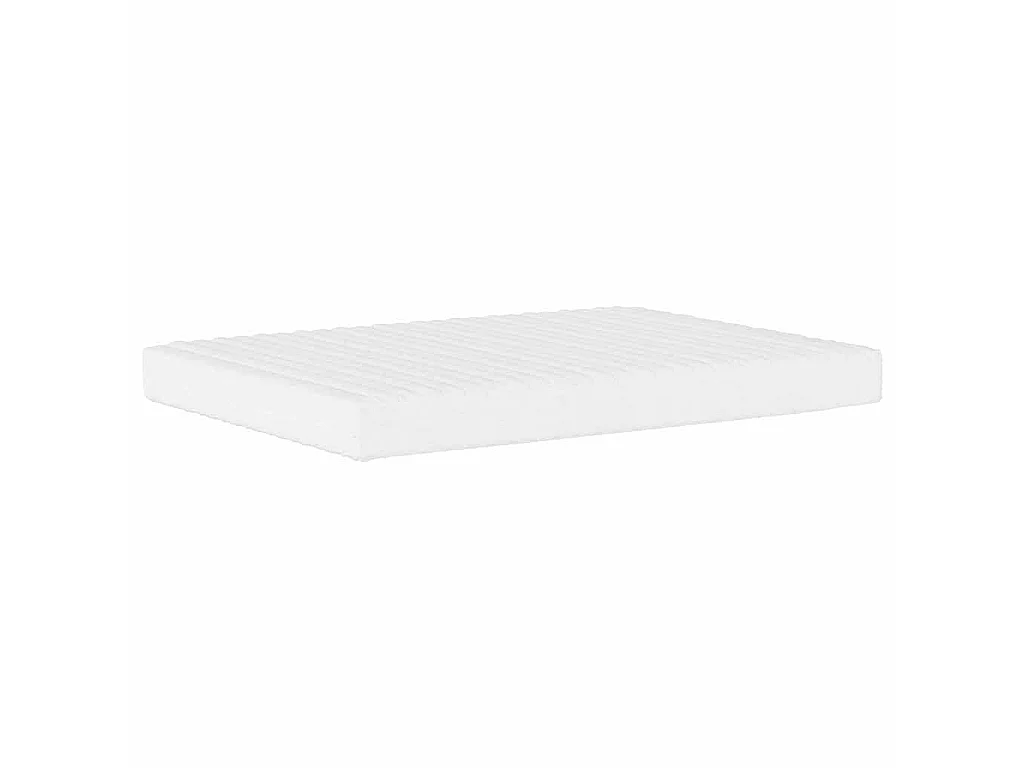 Lit avec matelas Dover gris foncé 140x200 cm tissu