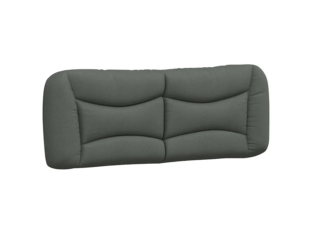 Bedframe zonder matras "Hvar" stof donkergrijs 140x200 cm