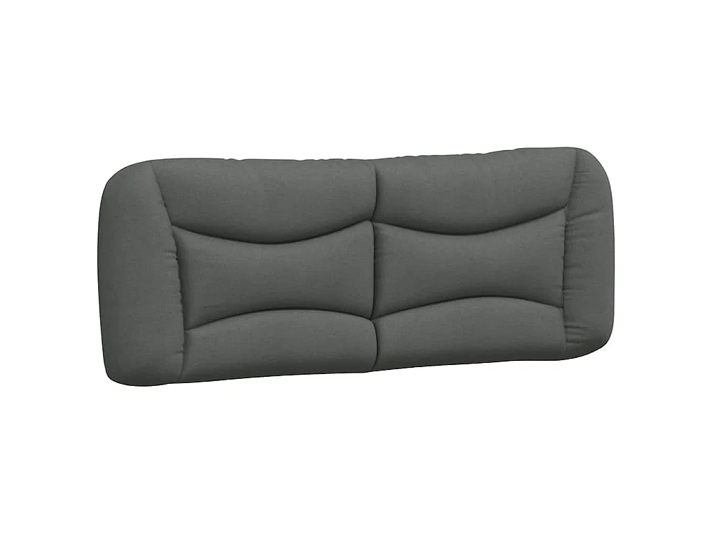 Bedframe zonder matras "Hvar" stof donkergrijs 140x200 cm