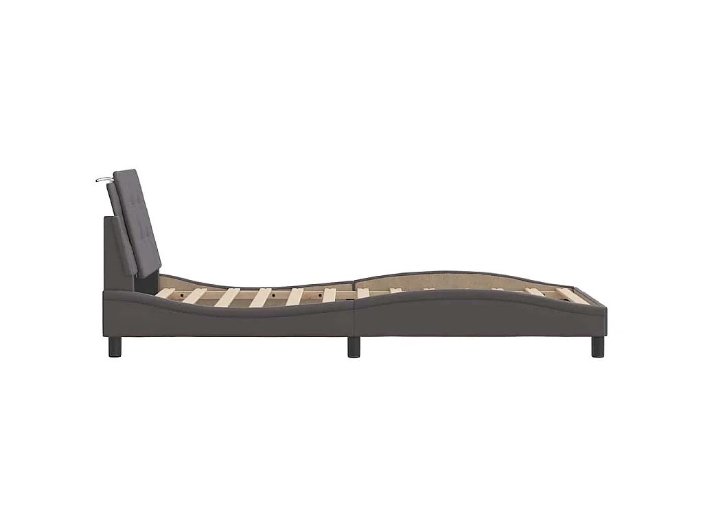 Giroletto senza Materasso Zadar Crema 90x190 cm in Similpelle