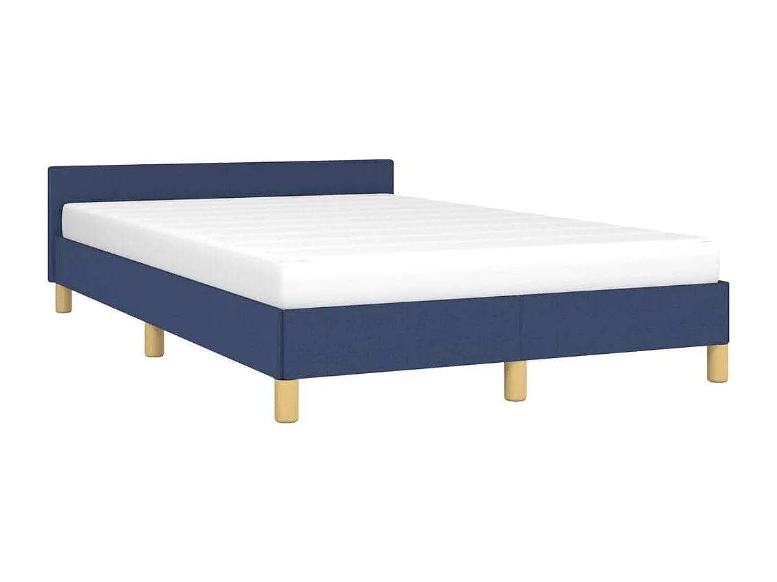 Bedframe zonder matras 120x190 cm stof blauw