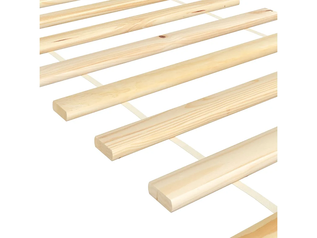 Lattes de lit 80x200 cm bois de pin massif