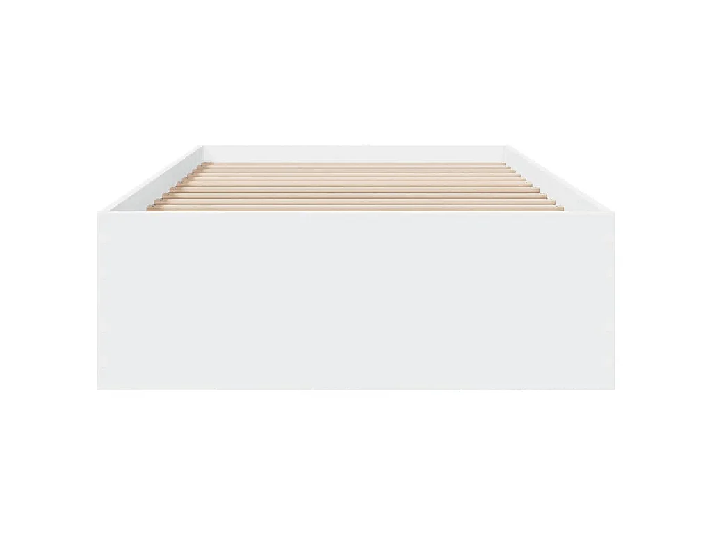 Cama con cajones madera de ingeniería blanca 90x190 cm