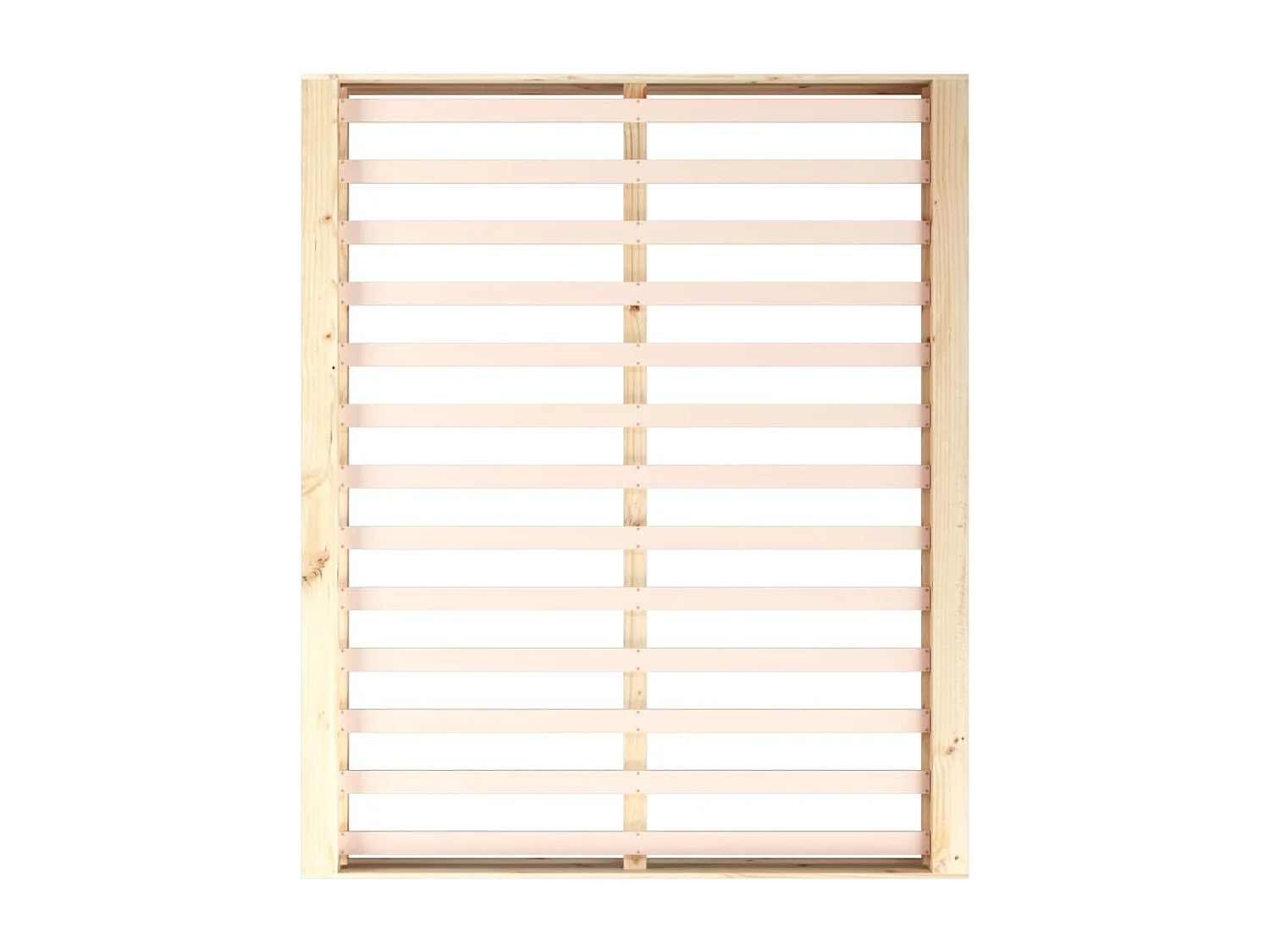 Cadre de lit sans matelas 150x200 cm bois massif