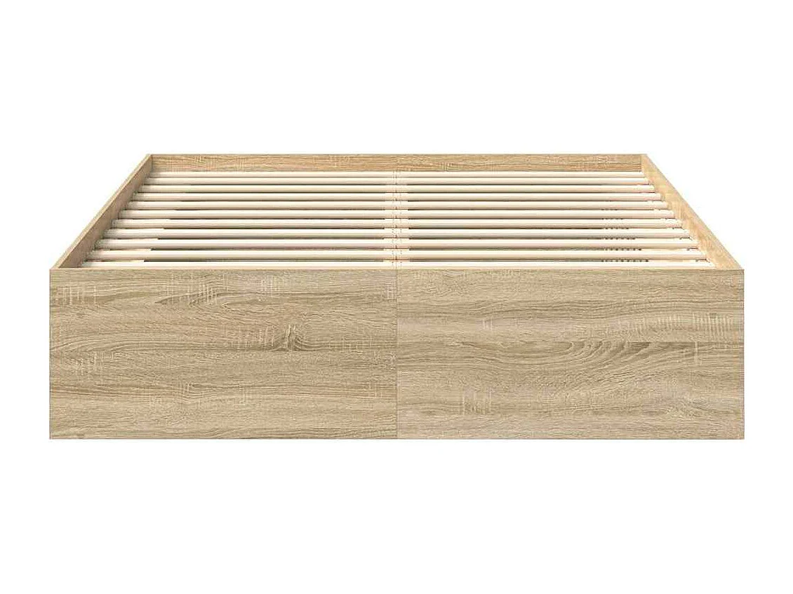 Bedframe sonoma eikenkleurig 120x190 cm