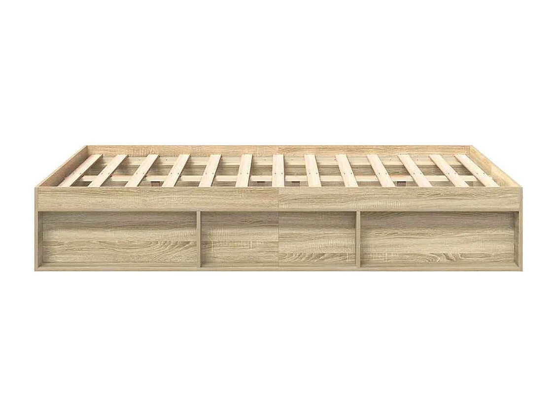 Bedframe sonoma eikenkleurig 120x190 cm