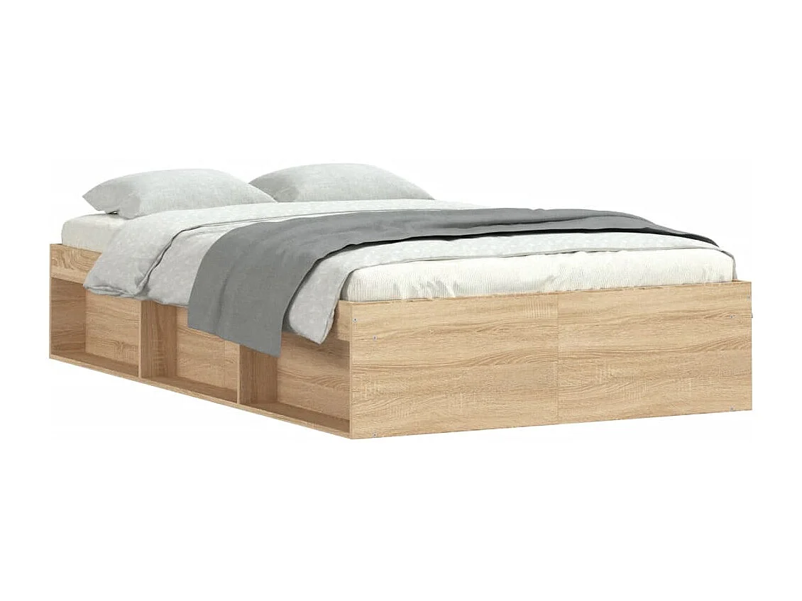 Bedframe sonoma eikenkleurig 120x190 cm