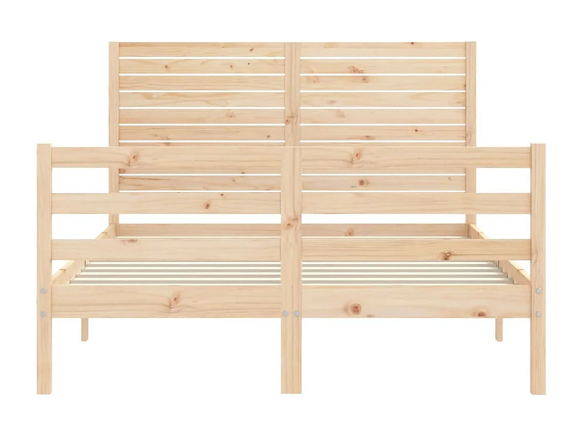 Giroletto con Testiera 140x190 cm in Legno Massello