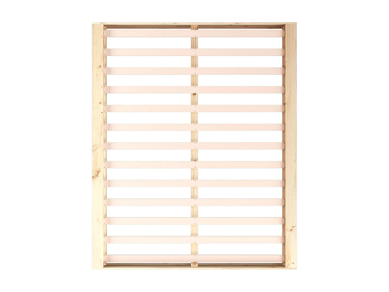 Cadre de lit sans matelas 160x200 cm bois massif