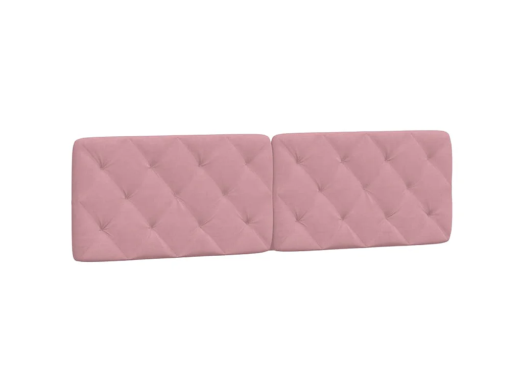 Giroletto con LED senza Materasso Rosa 180x200 cm in Velluto