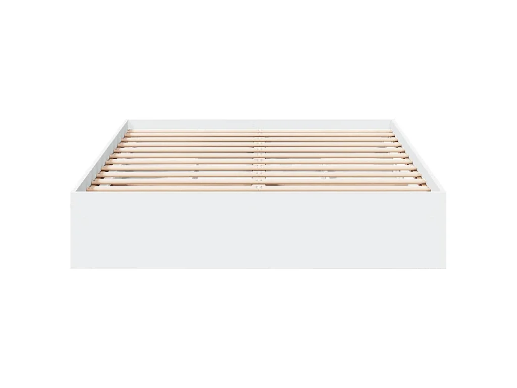 Bettgestell mit Schubladen Weiß 120x200 cm Holzwerkstoff