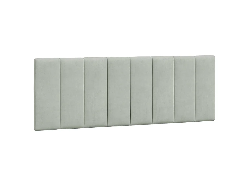 Giroletto senza Materasso Hanko Grigio Chiaro 120x200 cm Velluto