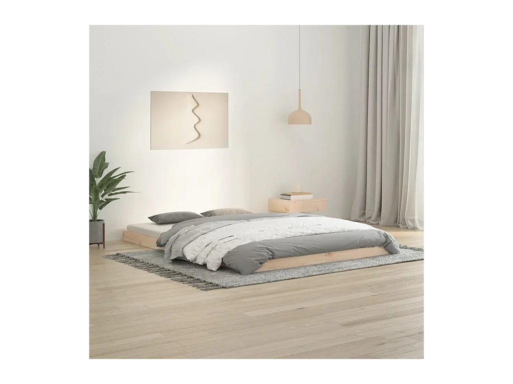 Bedframe massief grenenhout 140x200 cm