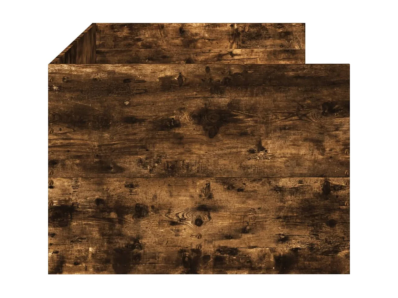 Lit de jour avec tiroirs sans matelas chêne fumé 100x200 cm