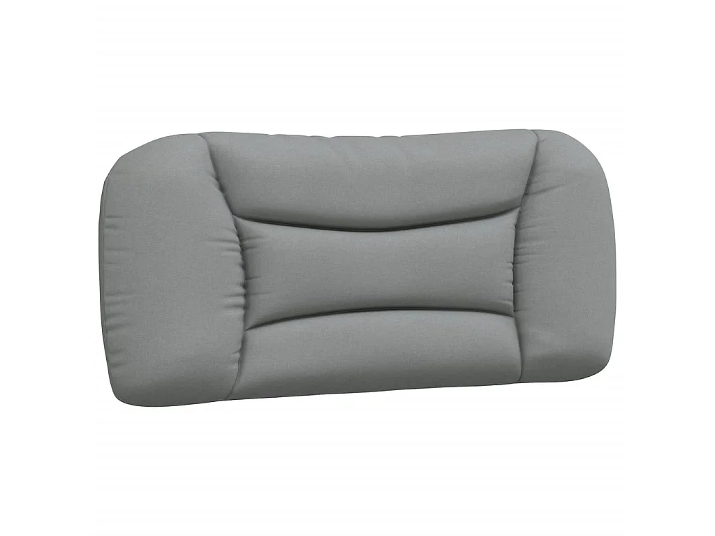 Cama con colchón Hvar tela gris claro 80x200 cm
