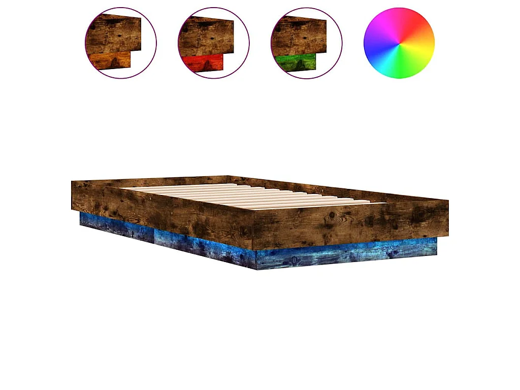 Giroletto con LED Rovere Fumo 75x190 cm