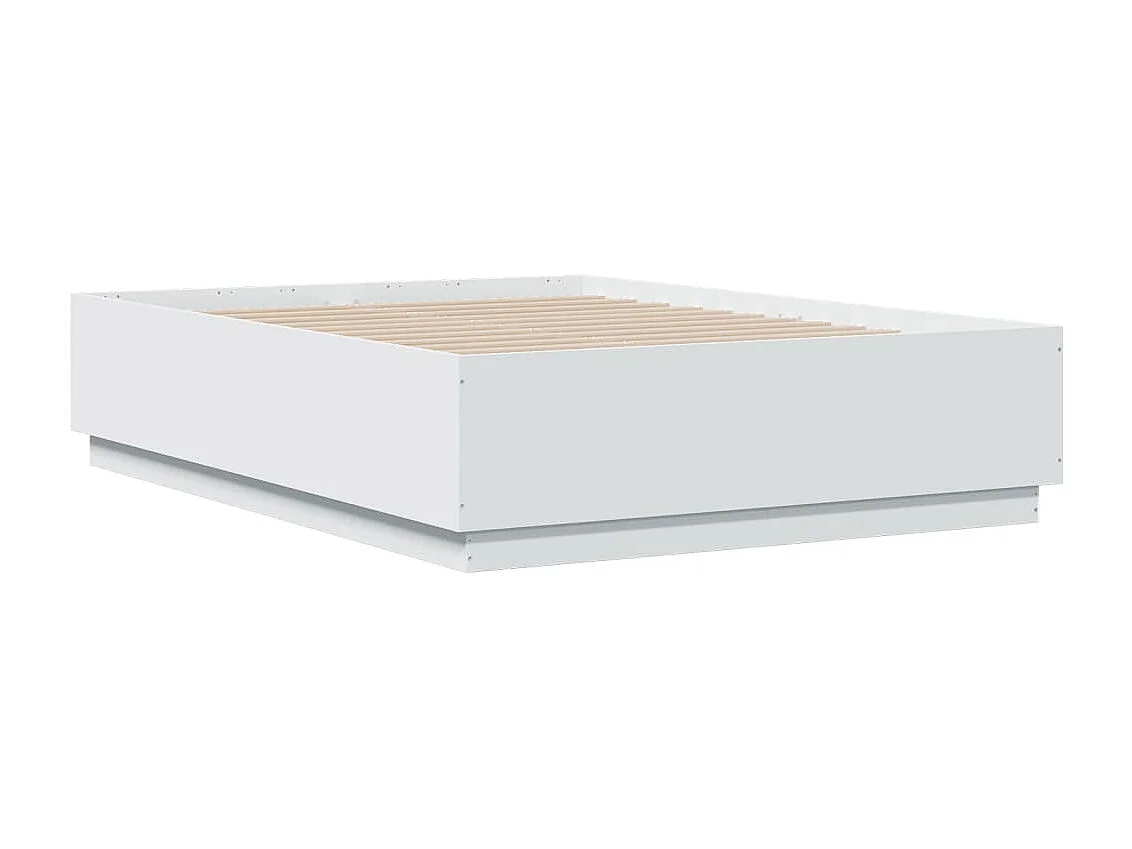 Estrutura de cama 120x190 cm derivados de madeira branco