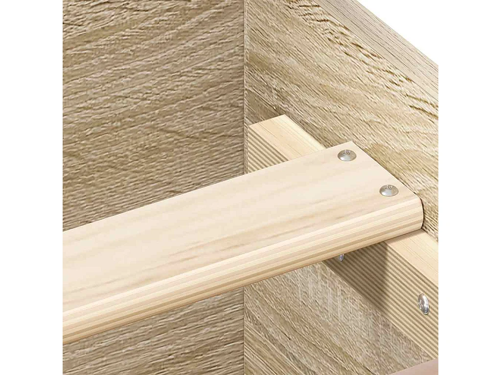 Giroletto senza Materasso Rovere Sonoma 75x190 cm in Truciolato