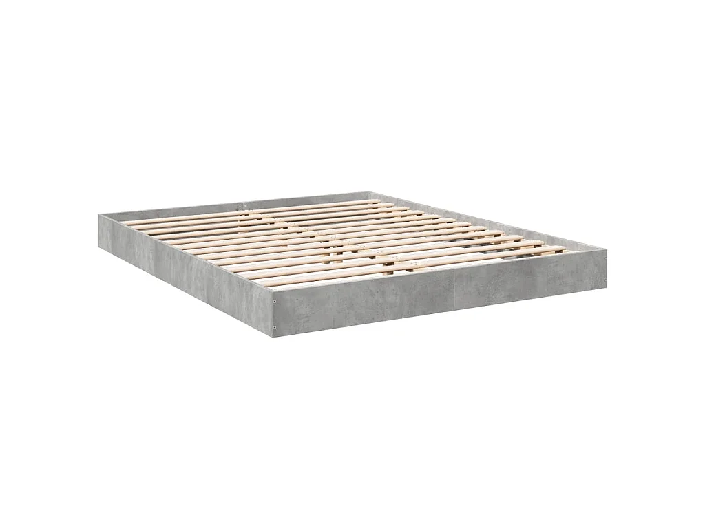 Giroletto Grigio Cemento 160x200 cm in Legno Multistrato