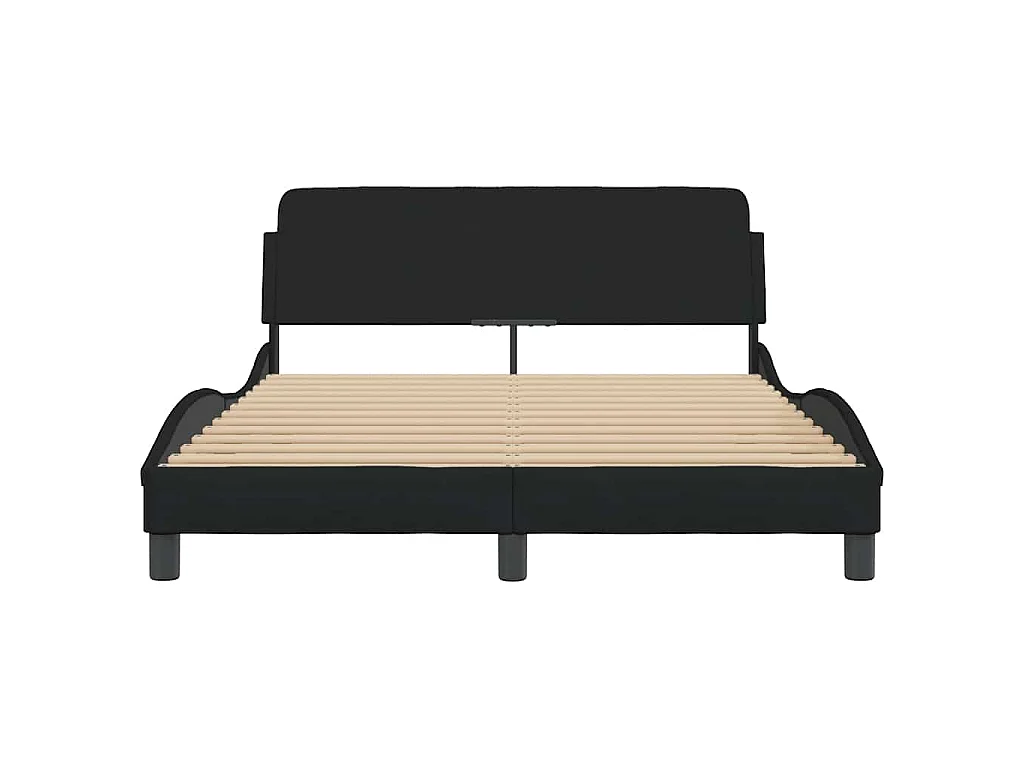 Giroletto Dover Nero 140x200 cm in Tessuto