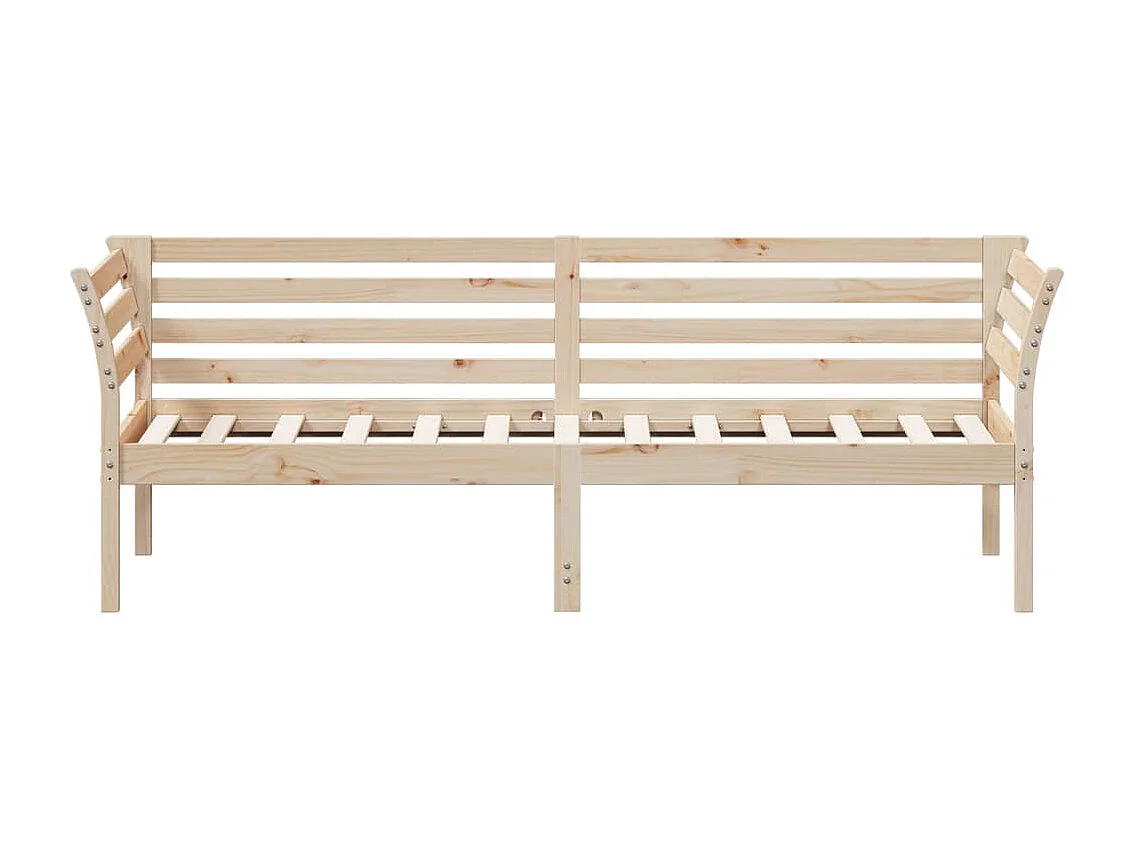 Lit de jour sans matelas 80x200 cm bois de pin massif