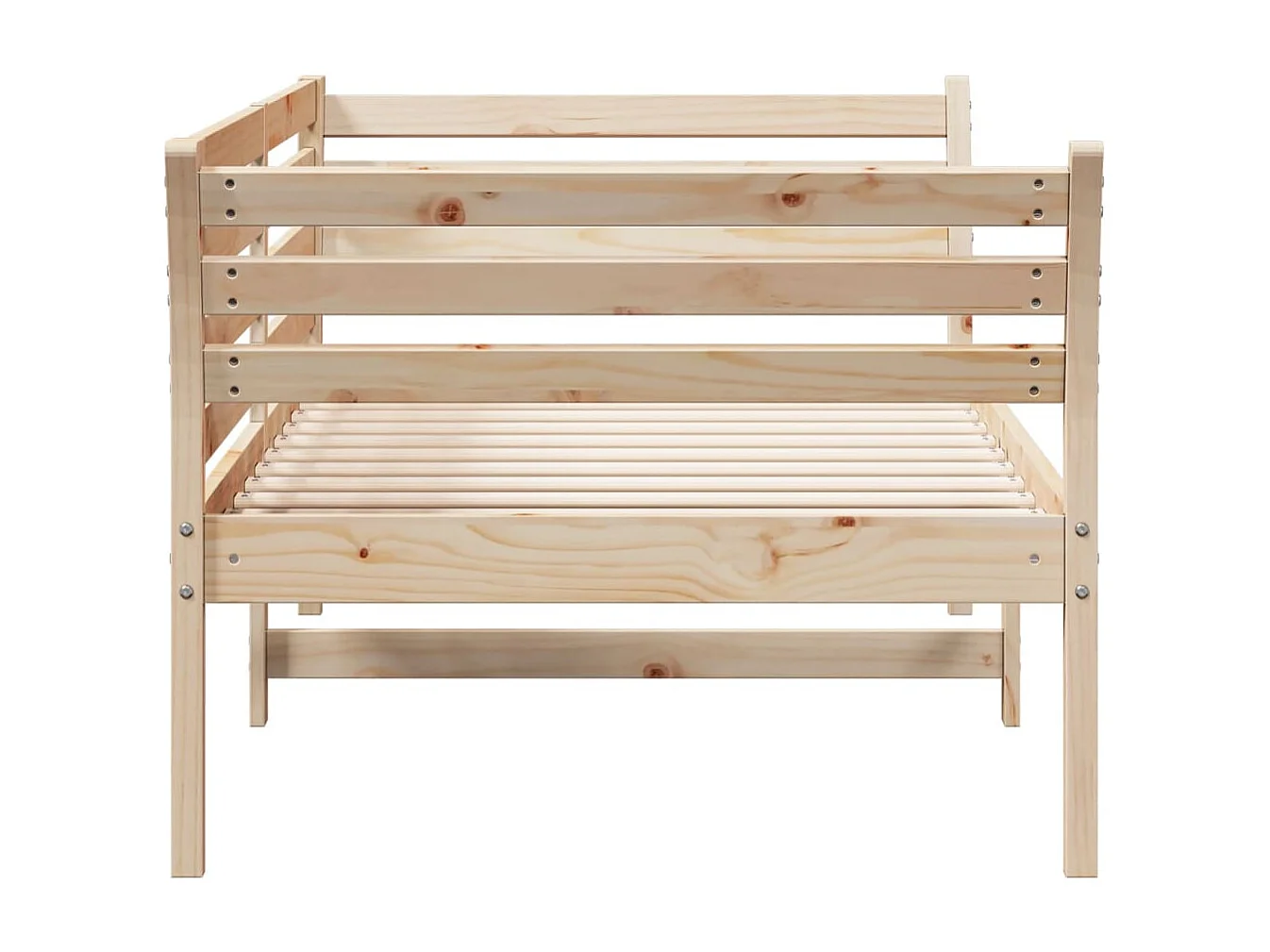 Lit de jour sans matelas 80x200 cm bois de pin massif